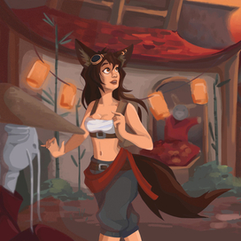 Фанарт "Лиса"