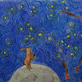 раскадровка к мультфильму про Лунного Зайца