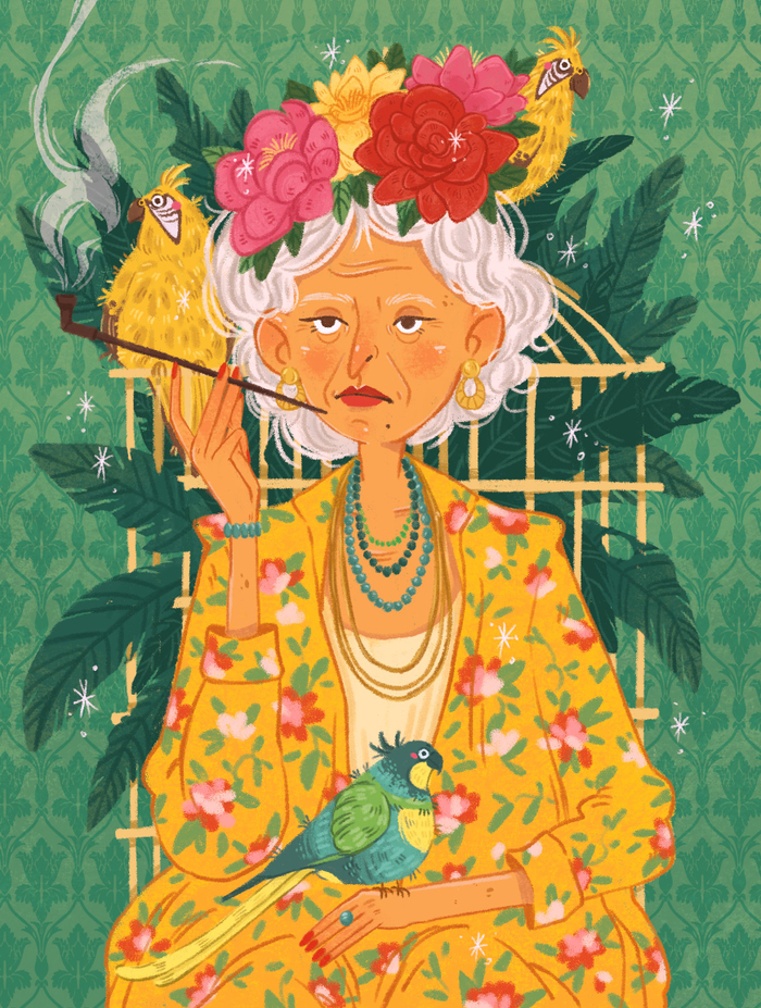 тропическая бабуля