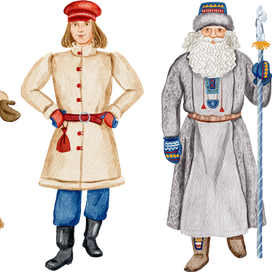 Деды морозы России: Гор Дада, Паккайне, Мунь Каллса