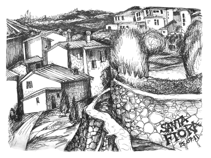 Toscana. Santa Fiora 2.