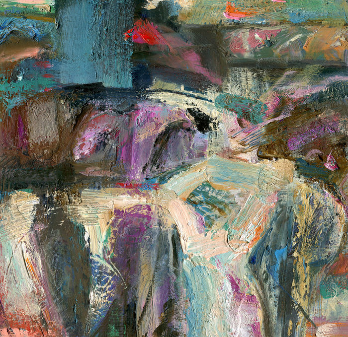 осень, вечерний дождь на озере...