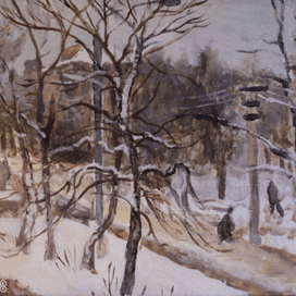 ул. Волгина зимой.