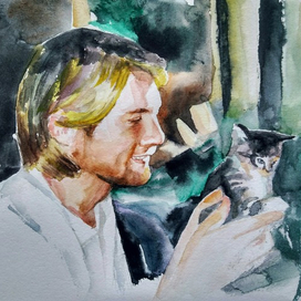 Курт и котёнок