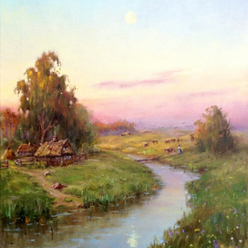 Вечер догорает