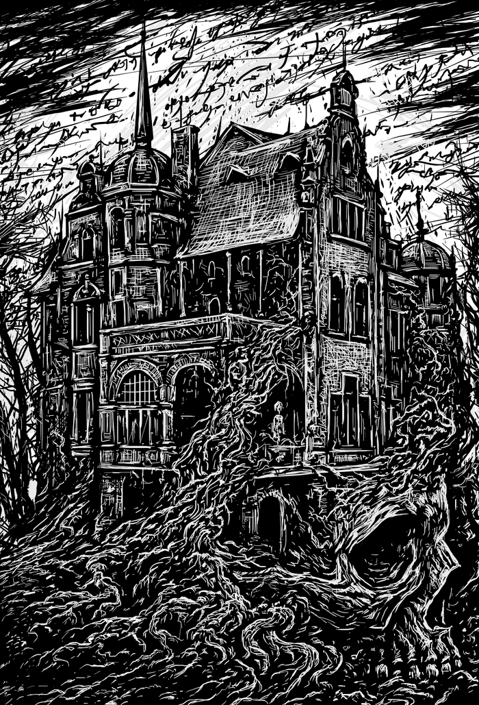 Иллюстрация для книги " Мёртвое " 