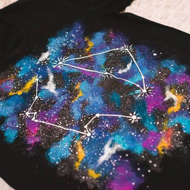 Handpainted t-shirt print 