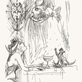 Завтрак с кошкой или Залив,ная рыба.