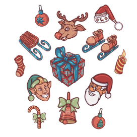 Рождественские иконки