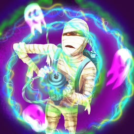 мумия - охотник за привидениями