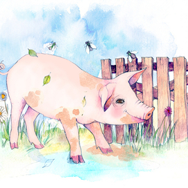 Иллюстрация к детскому стихотворению