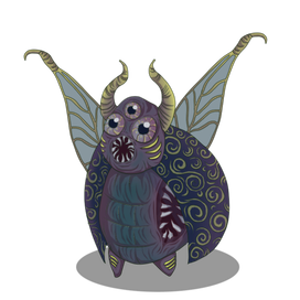 Дизайн персонажей для игры. Монстры. Локация лесная.