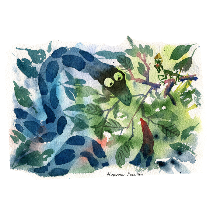 Какие невоспитанные слонята! Отдавили мне хвост!