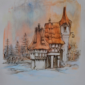 красные крыши