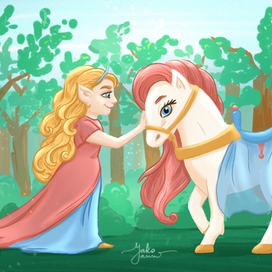 Принцесса Эльфов и ее конь