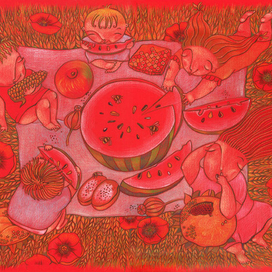 Лето красное