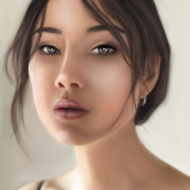 Portrait in Adobe Photoshop