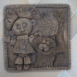 Художник Тюбик и кошка