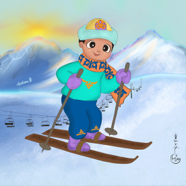 Зимнее веселье в этно стиле на Чимбулаке