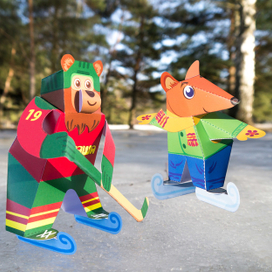 Игрушки-самоделки из бумаги