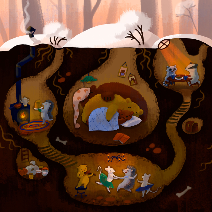 Медвежонок проспал