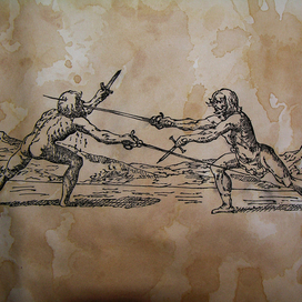 Копия гравюры