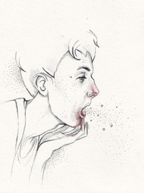 "Их только кашель оживит своей подспудной краснотою"