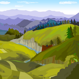 Пейзаж (стилизация)