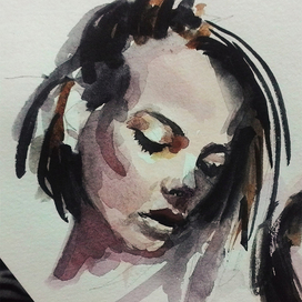 Портрет | акварель