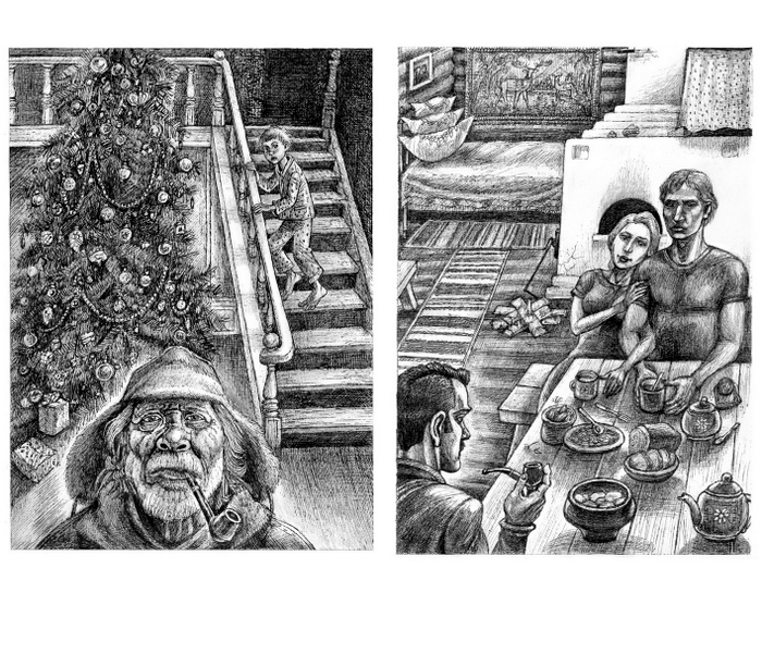 из илл-й к рассказам Алексея Гаранова.