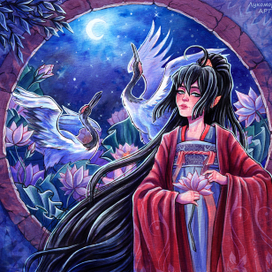 Ночь в саду