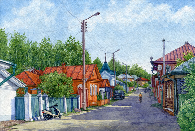 Август в Плёсе