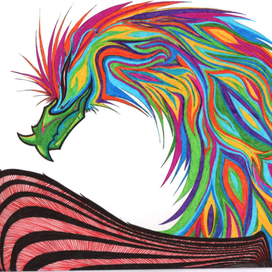 Фантазийная птица