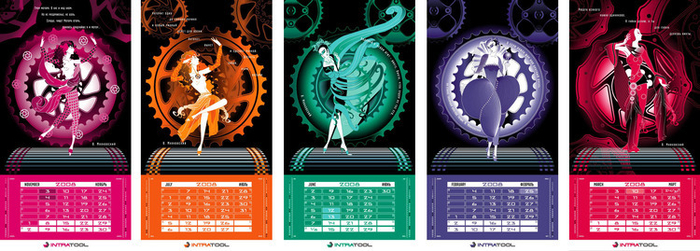 календарь на тему Эрте