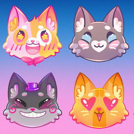 Стикерпак для канала на Twich