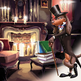 Пикадилли, иллюстрация для календаря