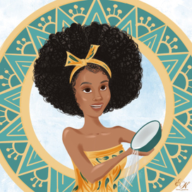 Африканская девушка