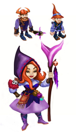 Персонаж. Друидка (+воин,хоббит).