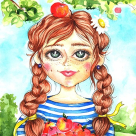 Яблочная девочка