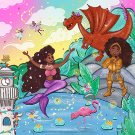 Русалка, дракон и девочка