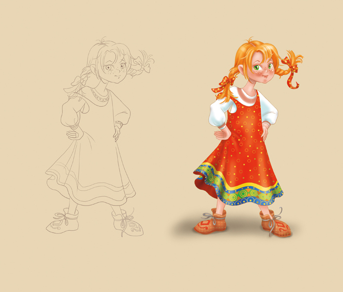 Веснушка  персонаж