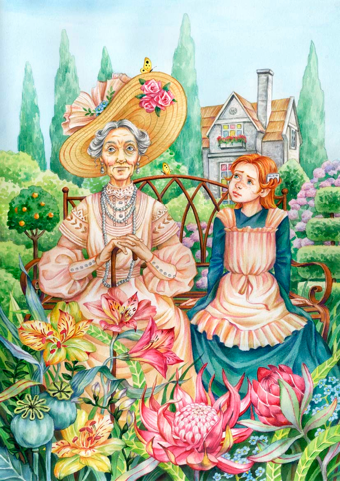 Снежная королева. Когда забыла стереть розы.