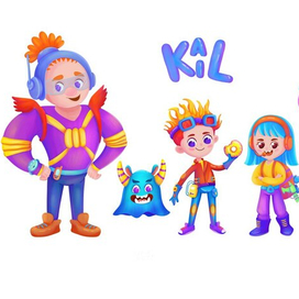 Линейка персонажей космических героев