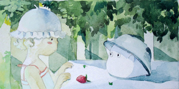 А  где клубника?