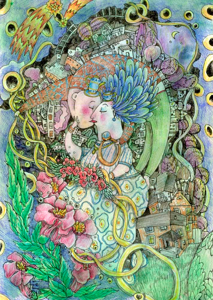 вечерний поцелуй