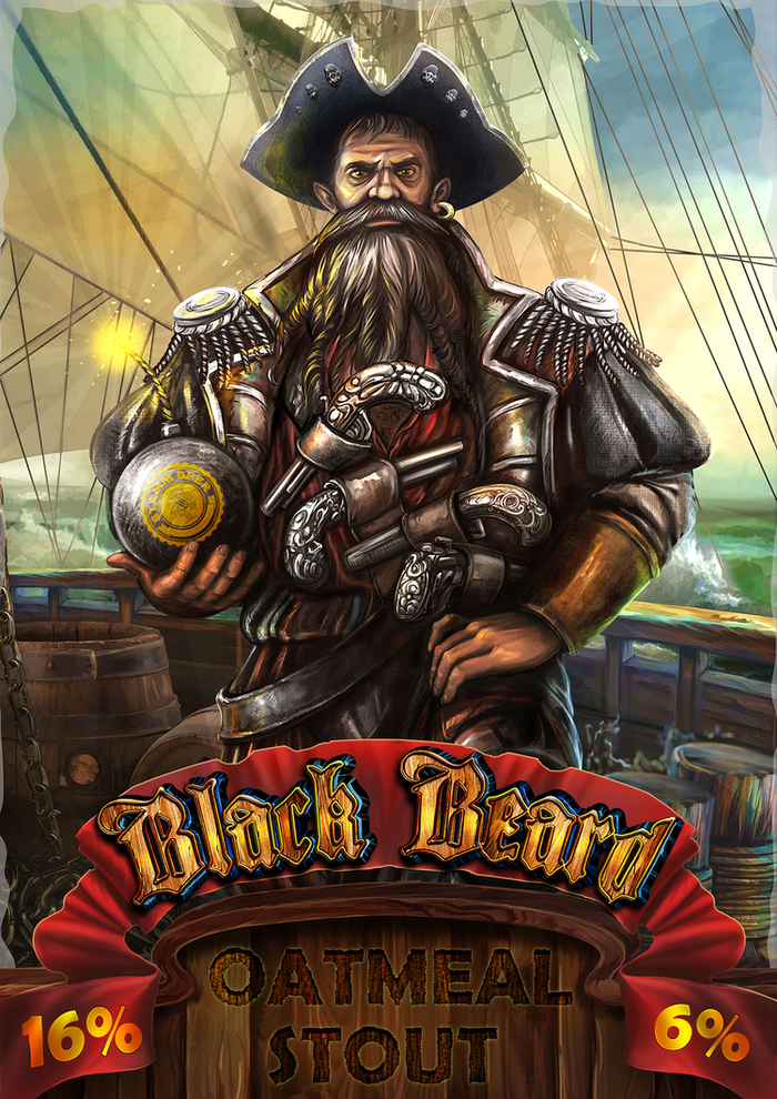 плакат для рекламы пива