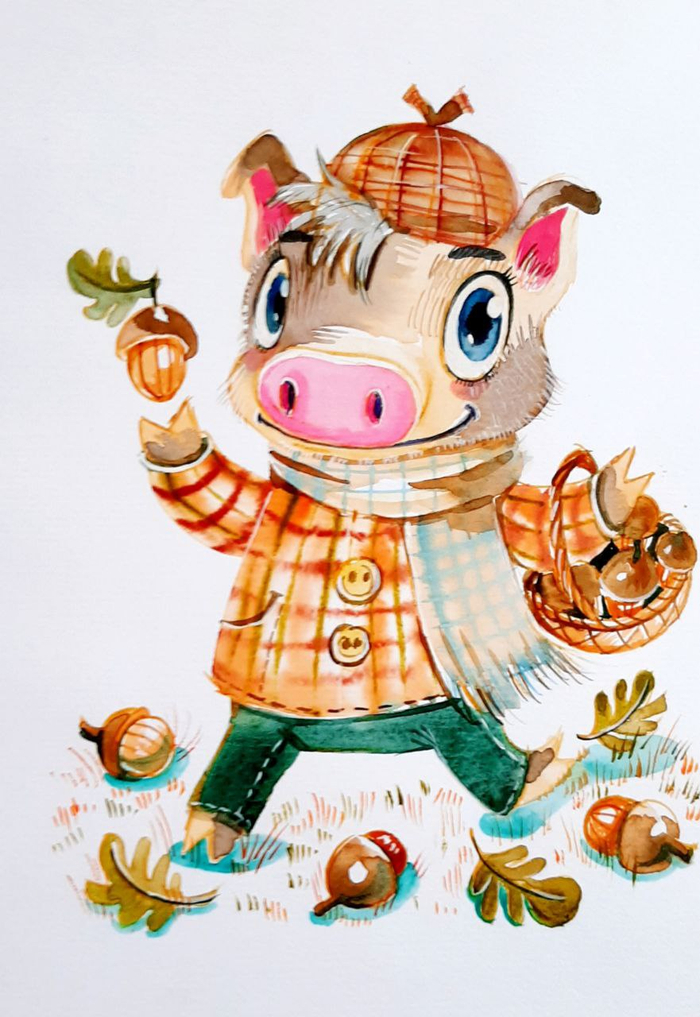 Осенний поросёнок