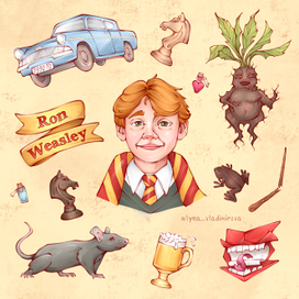 Стикеры «Гарри Поттер»