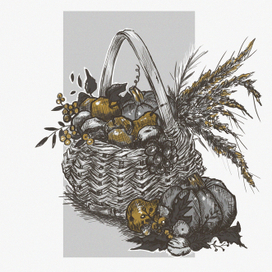 Корзинка с урожаем