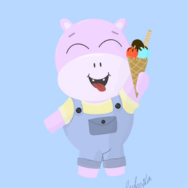 Сладкоежка бегемот